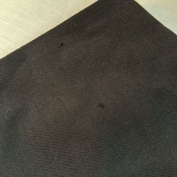 J. Crew black lined wool crepe suit skirt 21” long 13” waist zip back - Picture 14 of 15